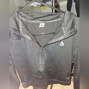 Ryderwear Women's Black Quarter-Zip Pullover